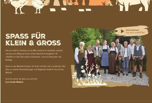 Startseite der Webseite